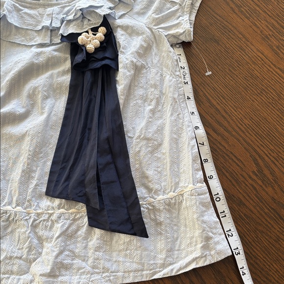 Vintage Anthropologie Lithe Blue Peter Rabbit blouse size 4 (Small) NWOT - Picture 6 of 9